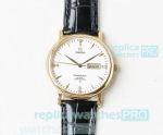 Swiss Copy Omega Constellation Day-Date 8205 Watch SS Gold Bezel